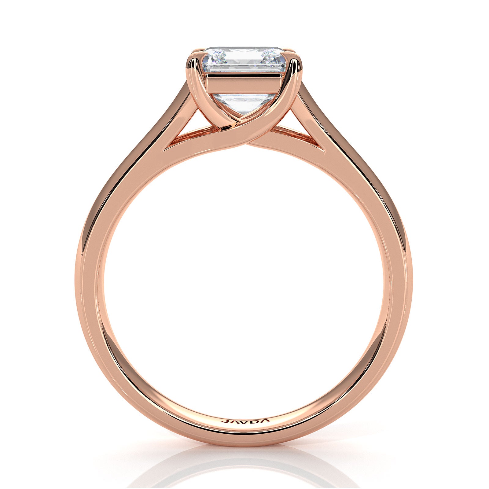 5g Trellis Solitaire Lab Grown Diamond IGI Certified Engagement 5.5mm Ring 1.00 Ctw.